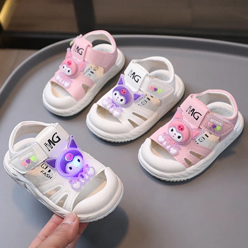 0-24M Newborn Baby Shoes Boys and Girls Summer Soft Rubber Sole Anti Slip Baby First Step Walking Shoes Baby Sandals