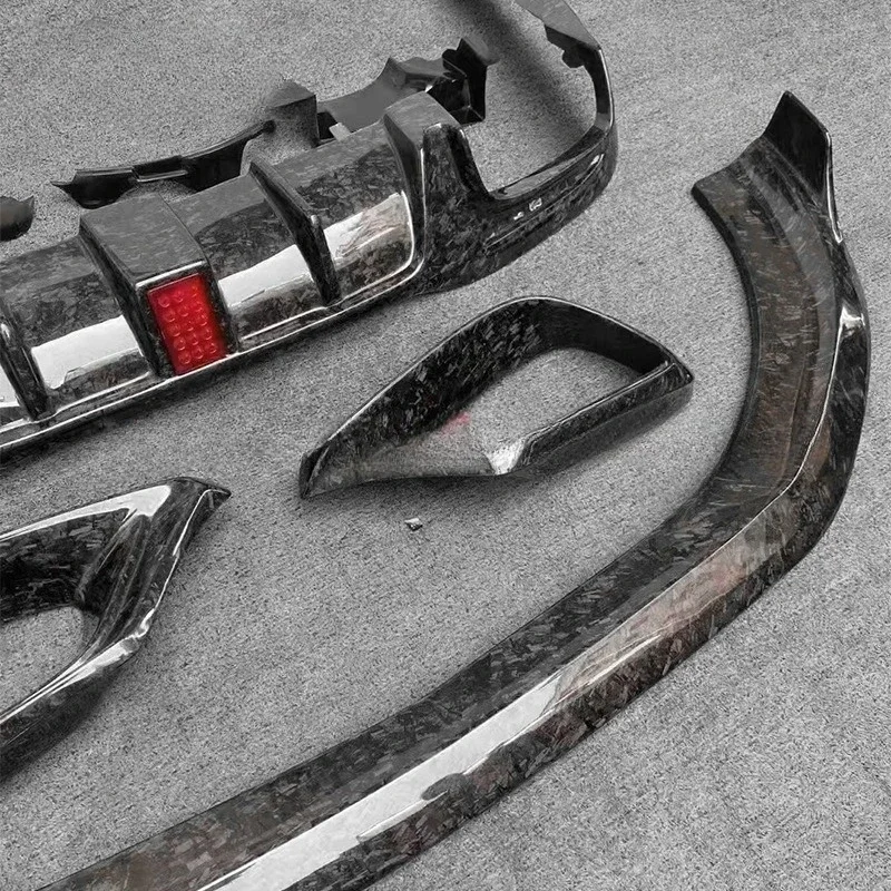 Front lip fog lamp trend rear bumper tail lip diffuser