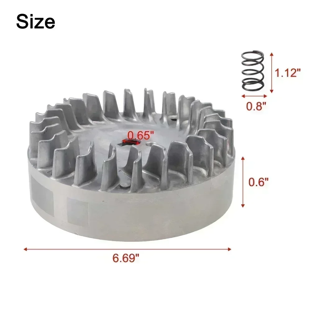 212cc Aluminum Flywheel for Predator For Hemi Engines CT200U BT200X with Valve Springs and Jet Kit for Lawn Mowers