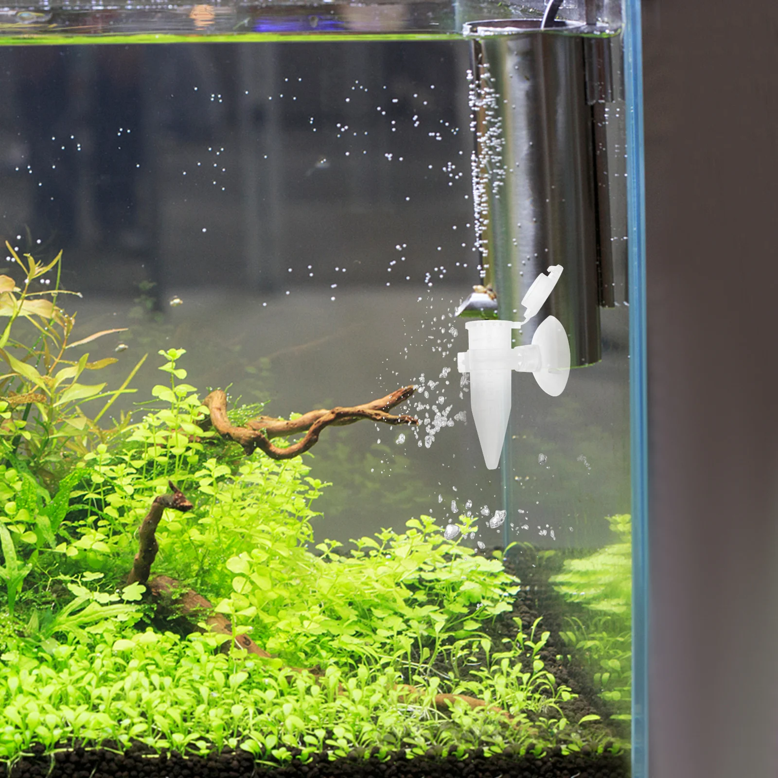 

5Pcs Shrimp Hatchery Feeder Tube Aquarium Pet Feeder Adjustable Position Transparent Design Long Time Use Shrimp Dropper