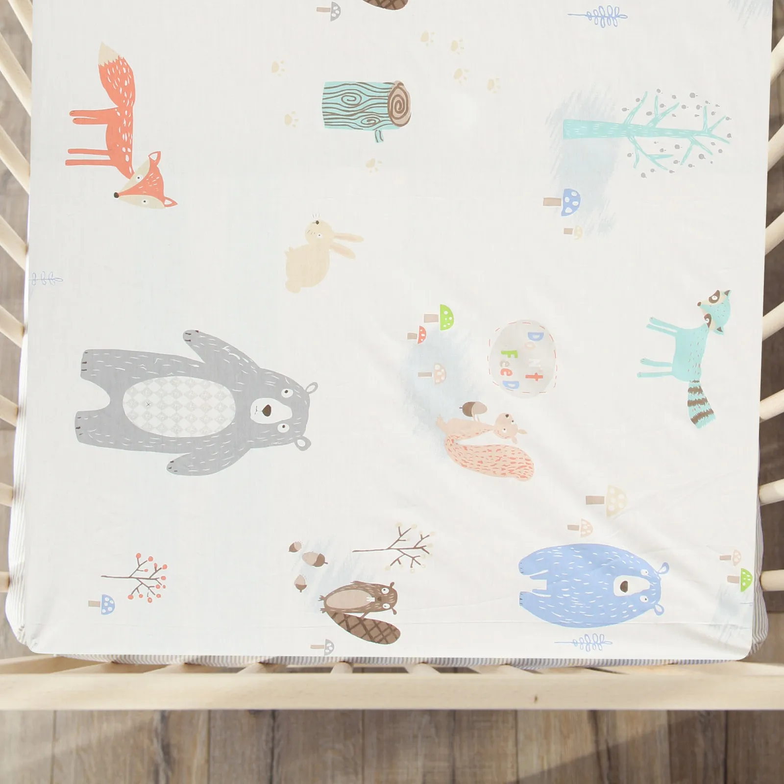 Imagen 5: Sábana ajustable para cunas de bebé, funda de colchón de algodón puro, accesorio para niños pequeños, sábanas cómodas para moisés, diseño elástico duradero y lavable
