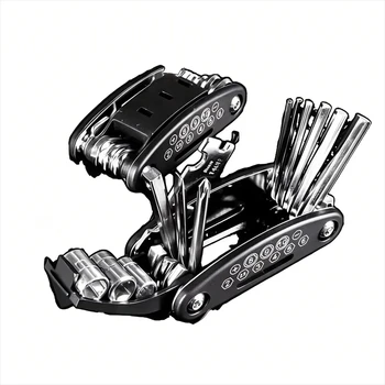 16-in-1 Socket Wrench Set, Non-Slip Rotating Head. Durable Stainless Steel