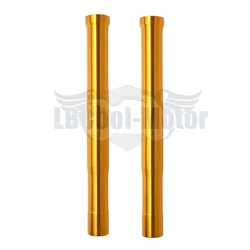 Gold Black Motorcycle Front Outer Fork Tubes Pair For SUZUKI GSX-S750 2018-2022 2019 2020 2021 Fork Outer Pipes Bars 500MM