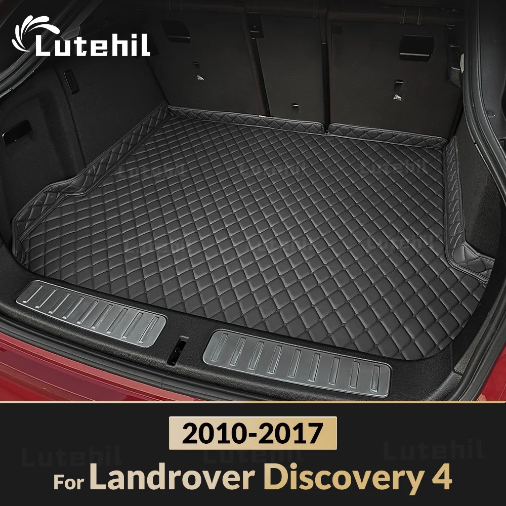 Lutehil Car Trunk Mat For Land Rover Discovery 4 Five seats 2010 2011 2012 2013 2014 2015 2016 2017 Cargo Liner Carpet Car 