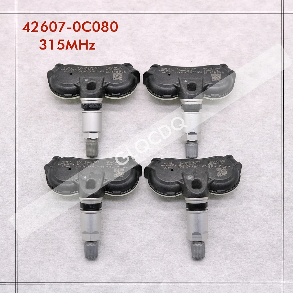 TYRE PRESSURE SENSOR FOR 2008-2018 TOYOTA SEQUOIA 315MHz TIRE PRESSURE SENSOR TPMS SENSOR 42607-0C080 42607-0C030 42607-0C040