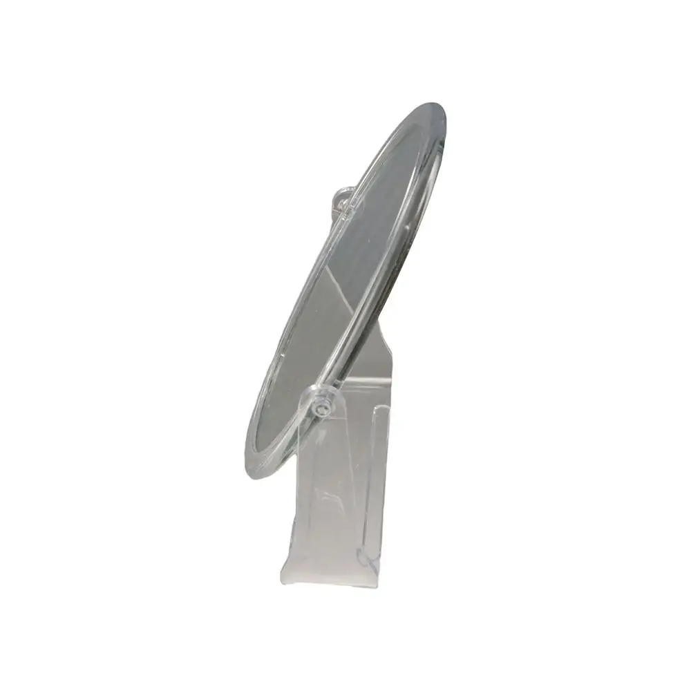Espelho de ampliação dupla face 5x 360 °   Espelho cosmético de mesa flexível giratório, mesa de acrílico transparente, espelho de maquiagem, espelho de beleza