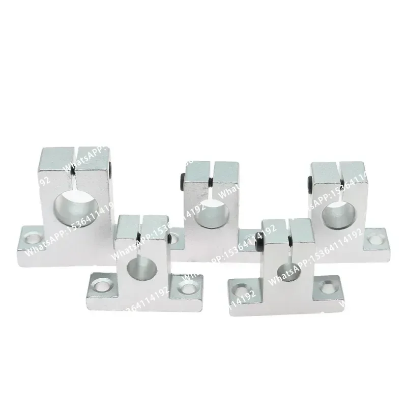 5 Pieces SK6 SK8 SK10 SK12 SK13 SK16 SK20 SK25 SK30 Aluminum CNC Linear Guide Shaft Support Bracket