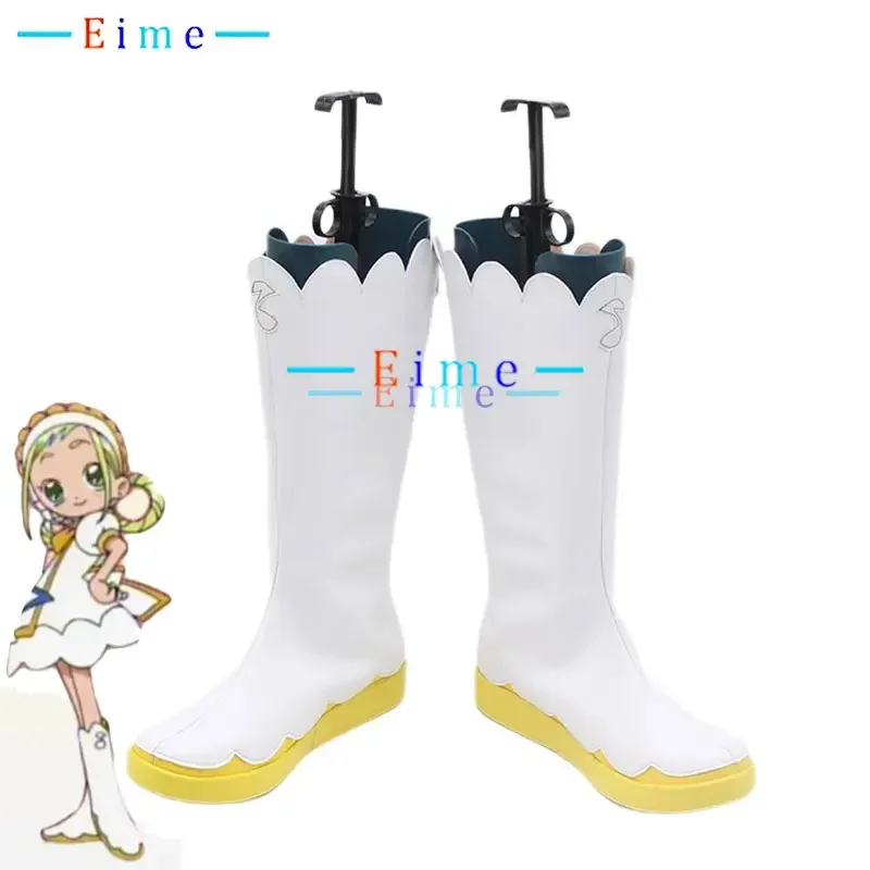 Asuka Momoko Cosplay Shoes Magical DoReMi Cosplay Props PU Leather Shoes Halloween Carnival Boots Custom Made