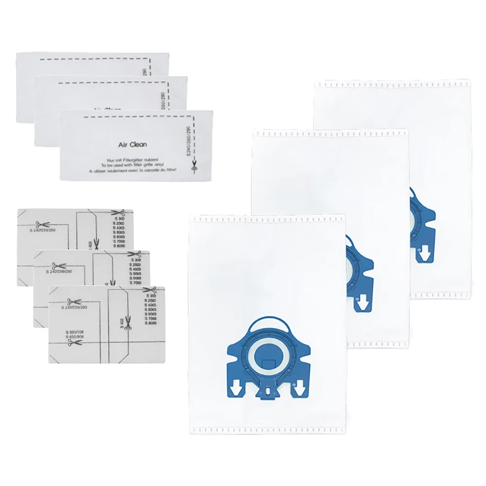 For Miele GN Complete C2 Complete C3 Classic C1 S8 S5 S2 S400 S600 S800 Vacuum Cleaners Accessories HEPA Filter Dust Bags