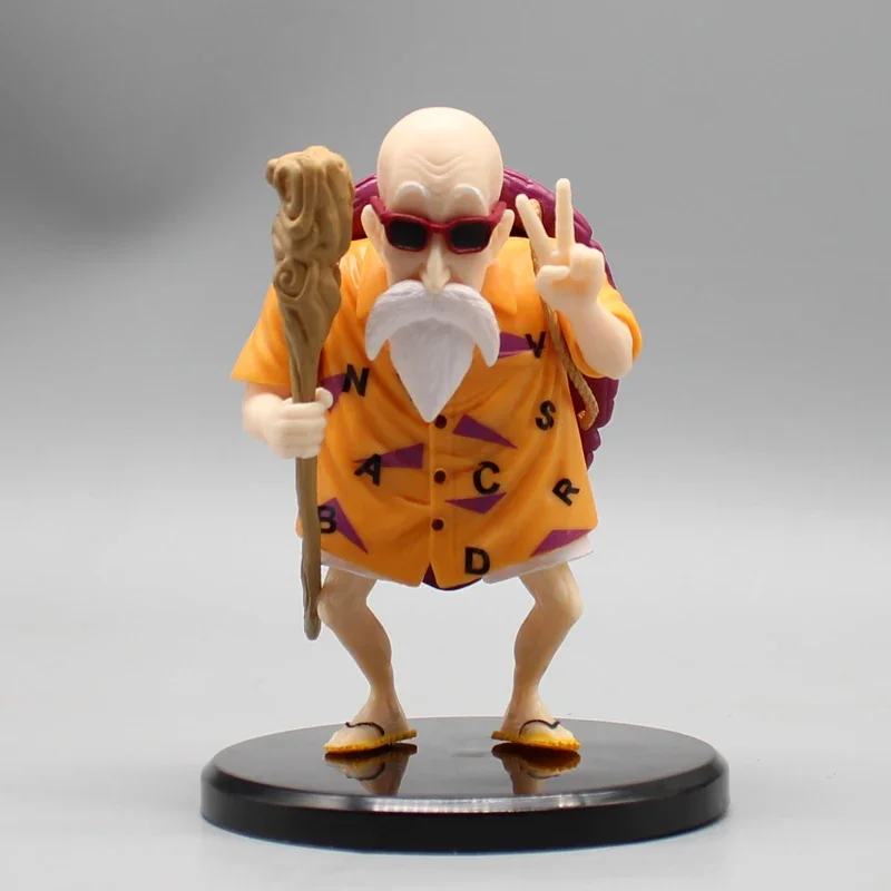 11cm Dragon Ball Z Figuras GK Master Roshi Action Figures Look Book Hawaii Kame Sennin Anime PVC Collection Model Birthday Toys