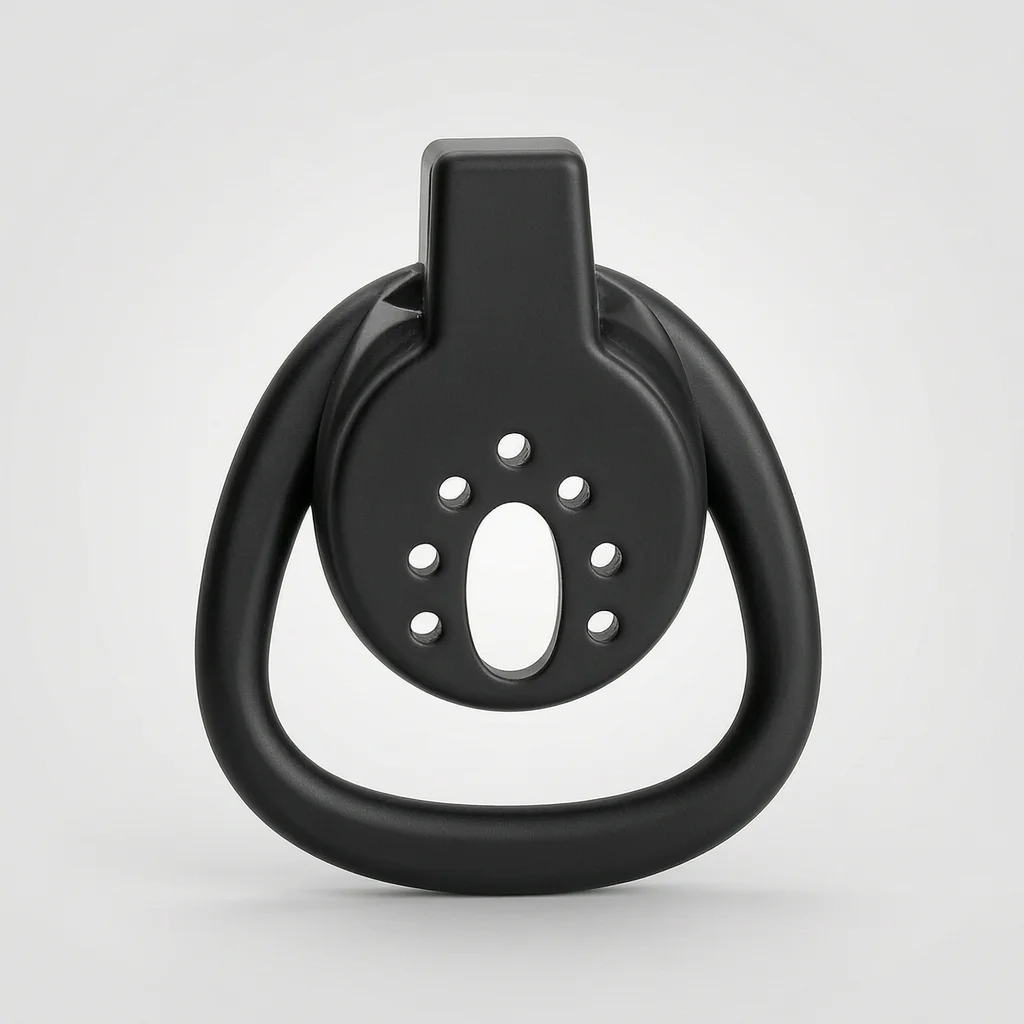Urethral Lock Chastity Cage Locking Lightweight Smooth for Men with Key Male Novelty Toy Device