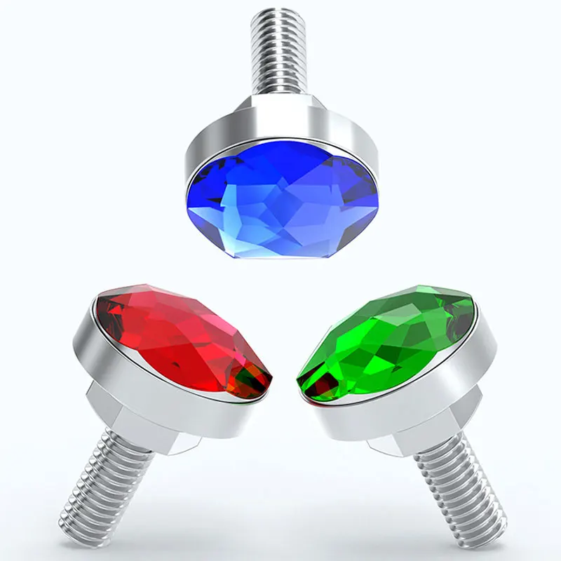 تعديل غطاء المسمار لقطع غيار الدراجات النارية مناسب للسكوتر الكهربائي والسكوتر ولوحة الترخيص المزخرفة برغي M6 العالمي #5