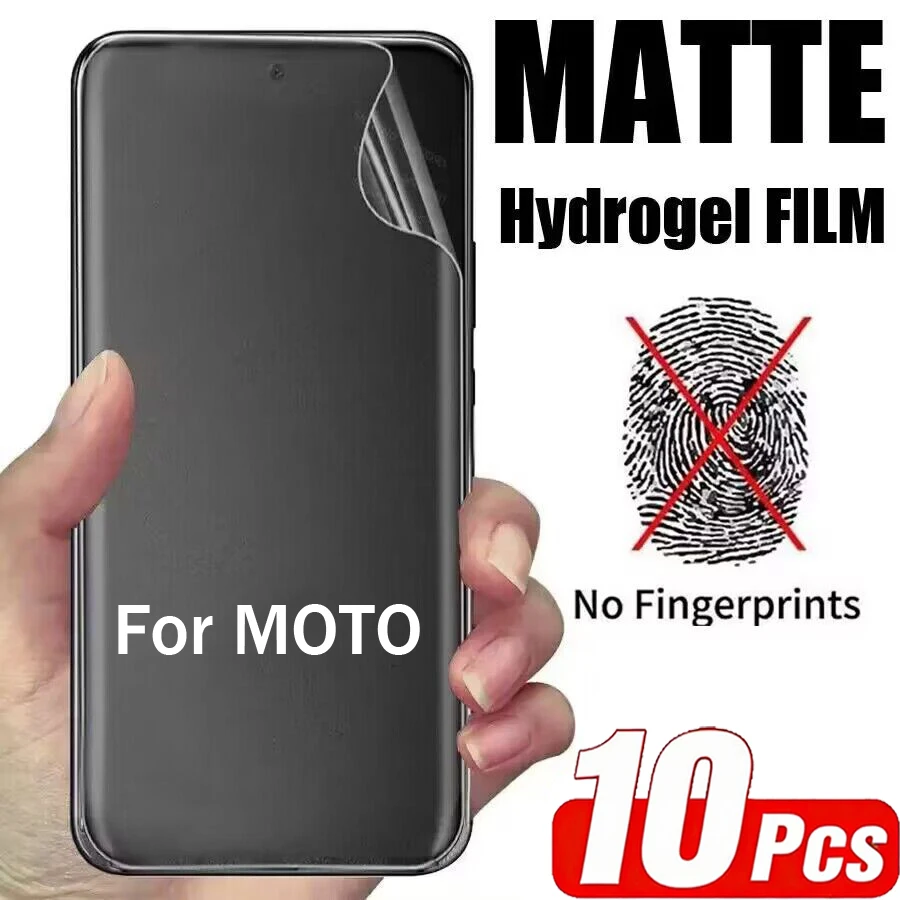 10PCS Película de hidrogel mate para Motorola Edge 70 60 50 40 30 Pro Fusion Ultra NEO Protector de pantalla para Moto Edge Plus 2022 2023