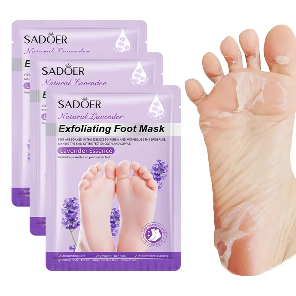 5/10Pack Foot Peel Mask, Foot Exfoliator Repair Dead Skin, Calluses, Chapped, Rough Feet Exfoliating Foot Care Mask Make Peel