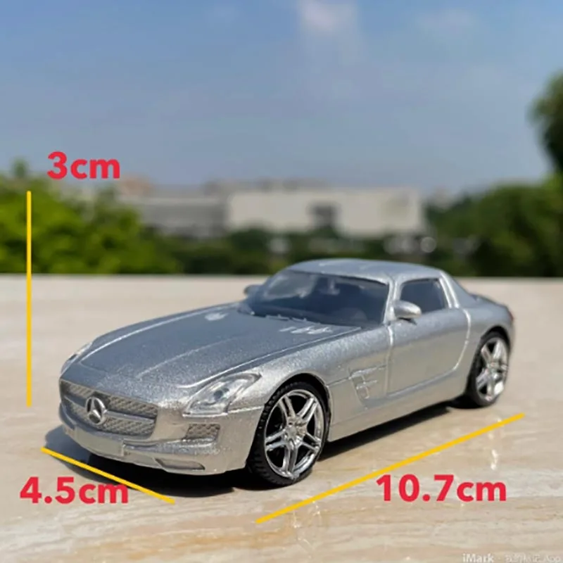 Diecast 1:43 Benz's SLS sports car alloy car model finished ornaments Adult Gift Hobby & Toys no retail box Paint defect