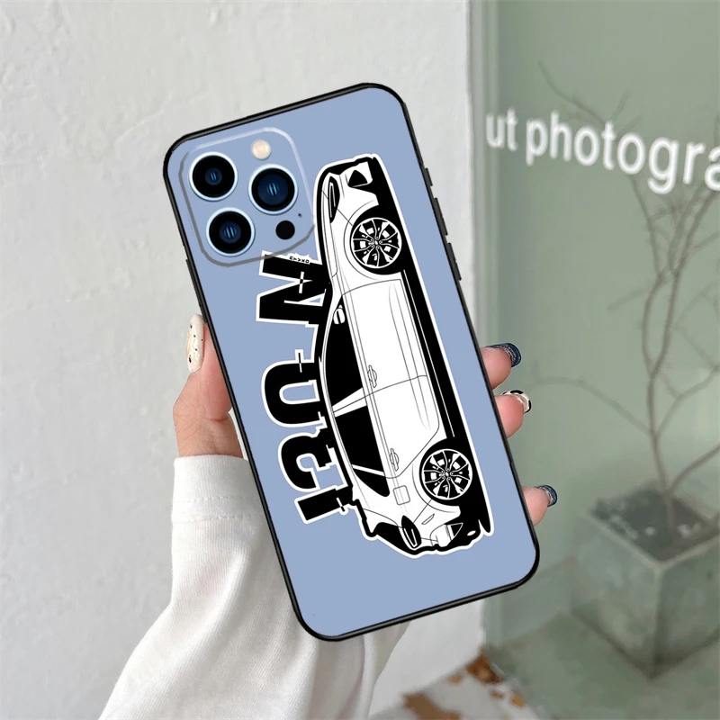 i30N Sports Car Cover For iPhone 16 15 12 13 Mini 11 12 13 14 Pro Max X XS Max Plus XR Phone Case