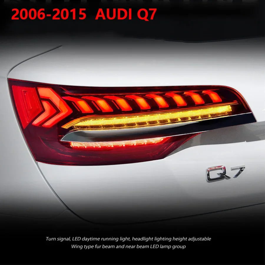 

Car Accessories Led Tail Lamp for Audi Q7 2006-2015 Plug And Play 12V Driving DRL Brake Reverse Stop Lamps Automotive IP67