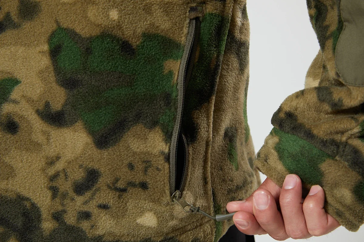 Outdoor-Jacke Airsoft Herren Fleece taktische Kampf jacken Camo Arbeits mäntel weiche warme Outwear Camping Wind jacke – Detail 12