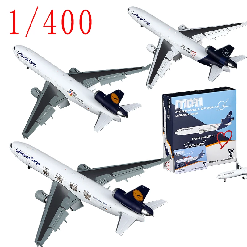 YY Wings Diecast 1/400 Scale Lufthansa MD-11 D-ALCC Passenger
