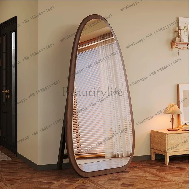 LSModern Vintage Mirror Girls Aesthetic Korean Style Nordic Full Body Mirror Decoration Living Room Spiegel Wand Home Decoration
