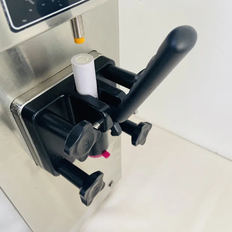 Commercial Countertop Ice Cream Making Machine Snack Shop Bar Cafe Soft Ice Cream Machine 1100W 10-12L/H Vending Machine
