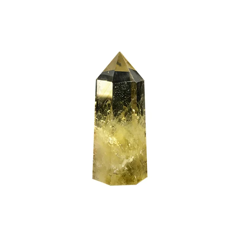 

Natural Brazil Citrine Crystal Column Hexagonal