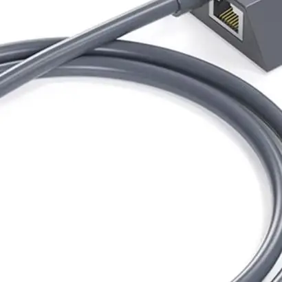 Gray Ethernet Adapter For Starlink V2 Rectangular For Satellite Wired Network Connection For Home Office For Internet For Access