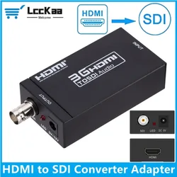 Konwerter 3G HDMI na SDI Adapter audio-wideo HDMI na SDI Adapter HD-SDI/3G-SDI Konwerter HDMI na BNC 1080P DAC do monitora HDTV