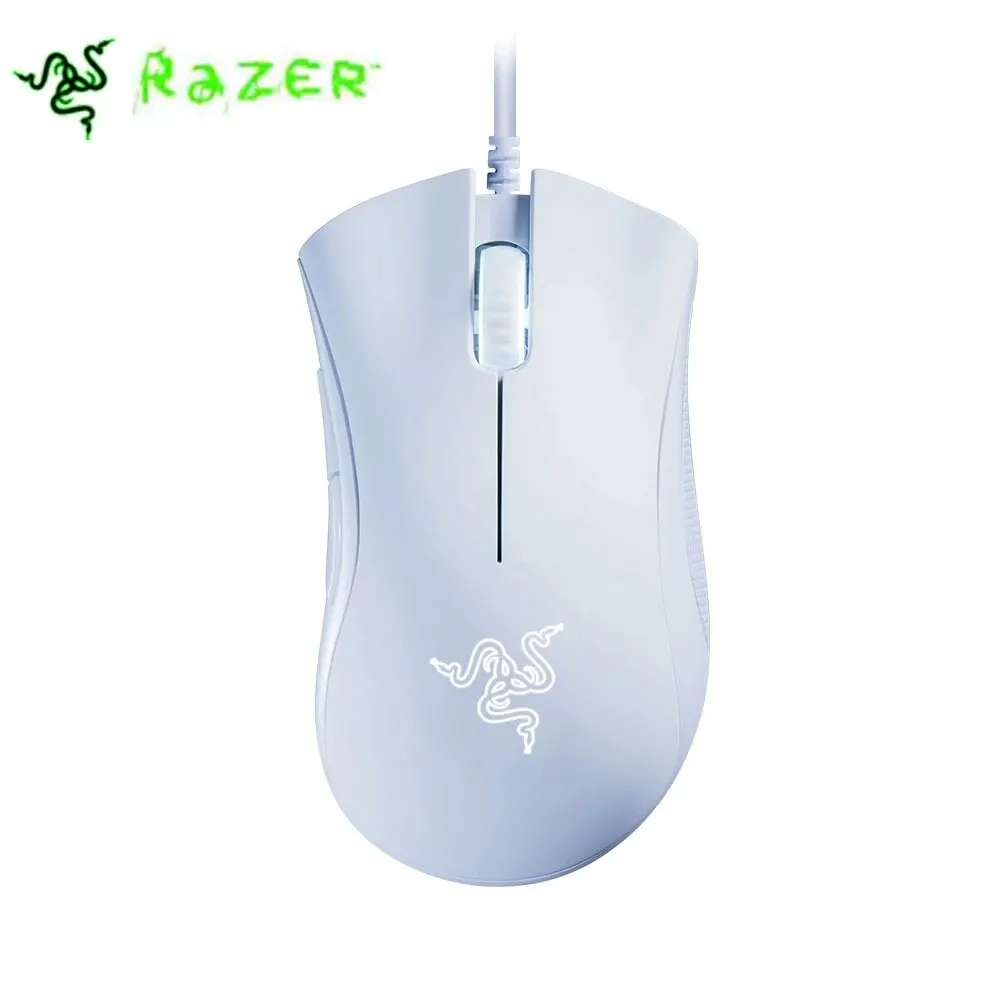 Razer DeathAdder Essential Bedraad Gaming Muismuizen 6400DPI Optische Sensor 5 Onafhankelijk Knoppen Voor Laptop PC Gamer