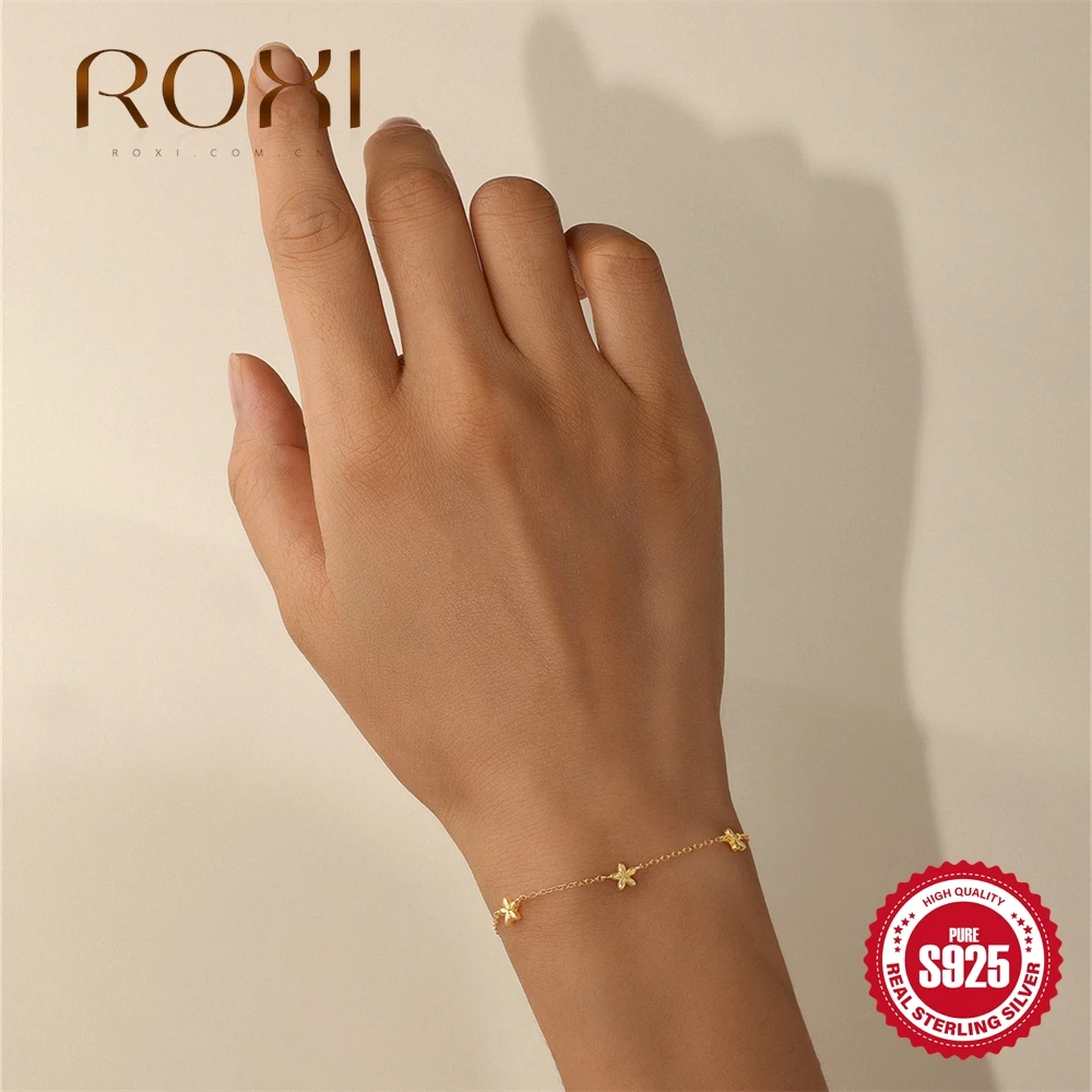 

ROXI браслеты из стерлингового серебра 925 пробы для женщин и девочек, вечерние свадебные браслеты, женские руки, эстетические свадебные украшения, Рождественский подарок