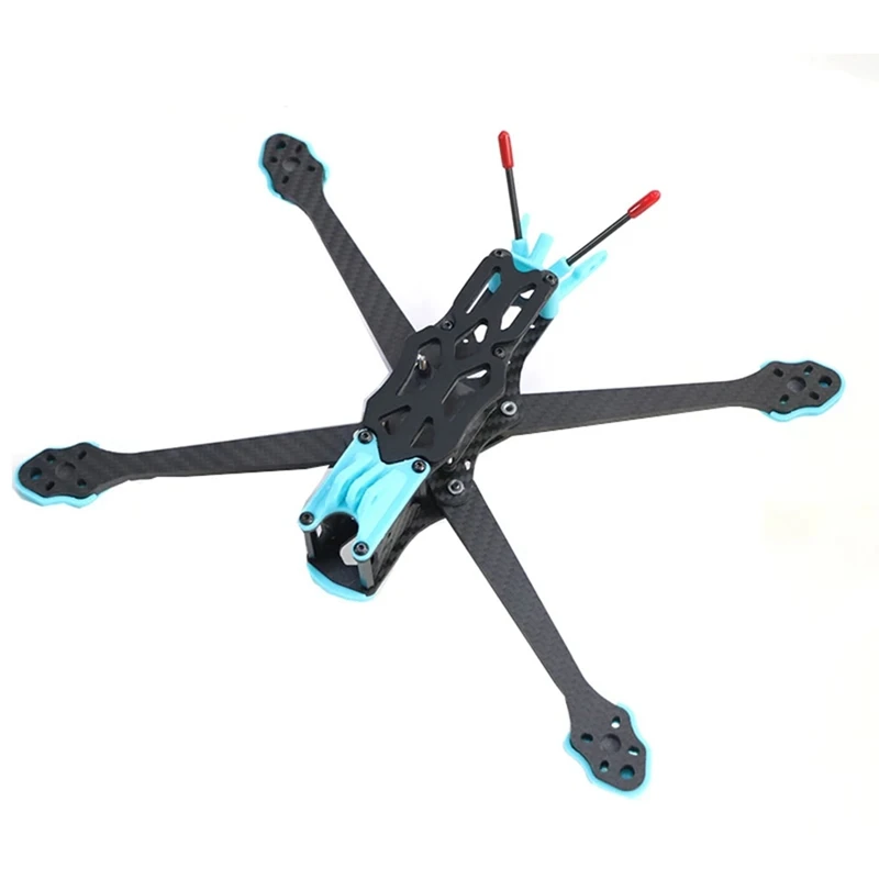 Para apex 7 Polegada quadro de fibra carbono quadcopter + kit impressão 5.5mm braço para apex fpv freestyle rc corrida drone modelos durável