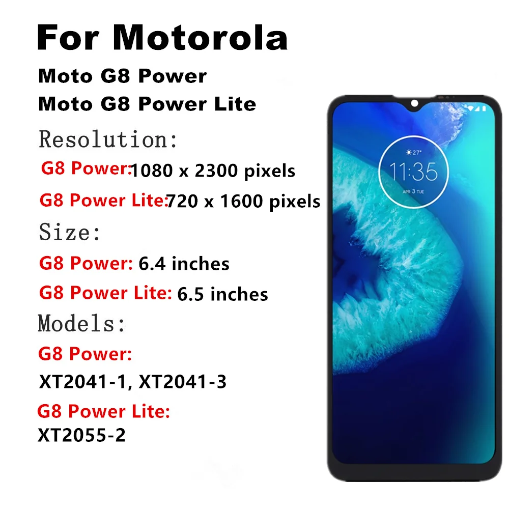 LCD for Motorola Moto G8 Power Lite XT2055-2