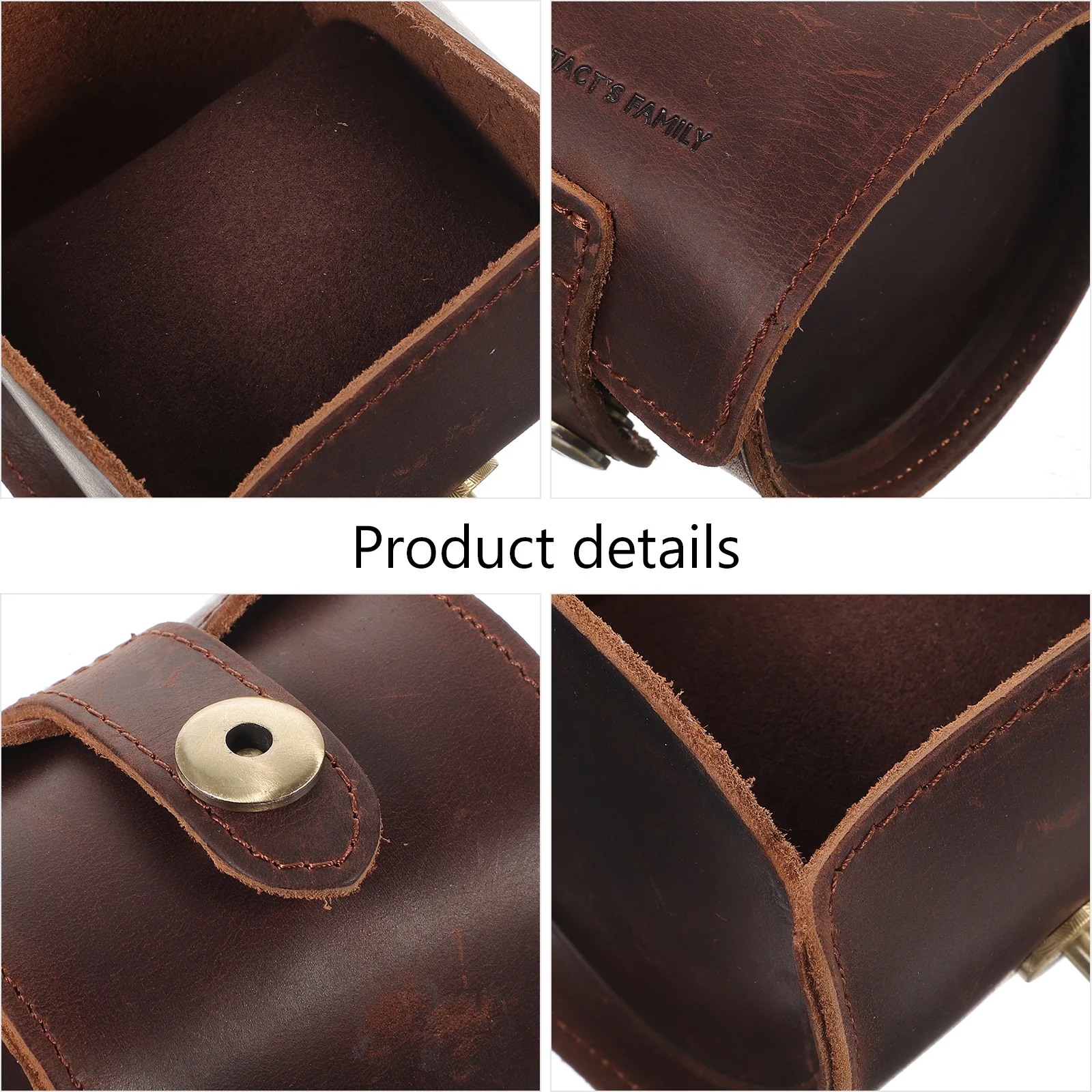 

Vintage Watch Organizer Storage Box For Watches Jewelry Display Roll Travel Case 6 Pillows Dustproof Scratch Resistant