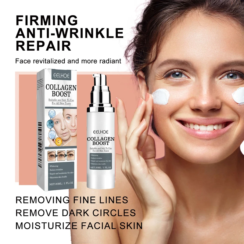 الكولاجين دفعة ثبات كريم ايسنس تتلاشى الخطوط الدقيقة الوجه اشراق الكولاجين الداعم مع حمض الهيالورونيك العناية بالبشرة #5