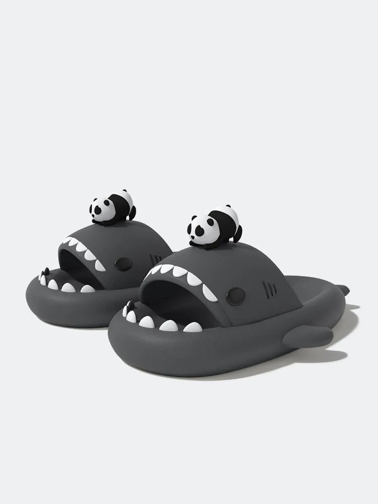 4 cm Dicke Sohle Hai Hausschuhe Für Frauen Männer Indoor Strand Rutschen Nette DIY Nacht Leuchtende Laterne Paare Sommer Straße sandalen – Detail 16
