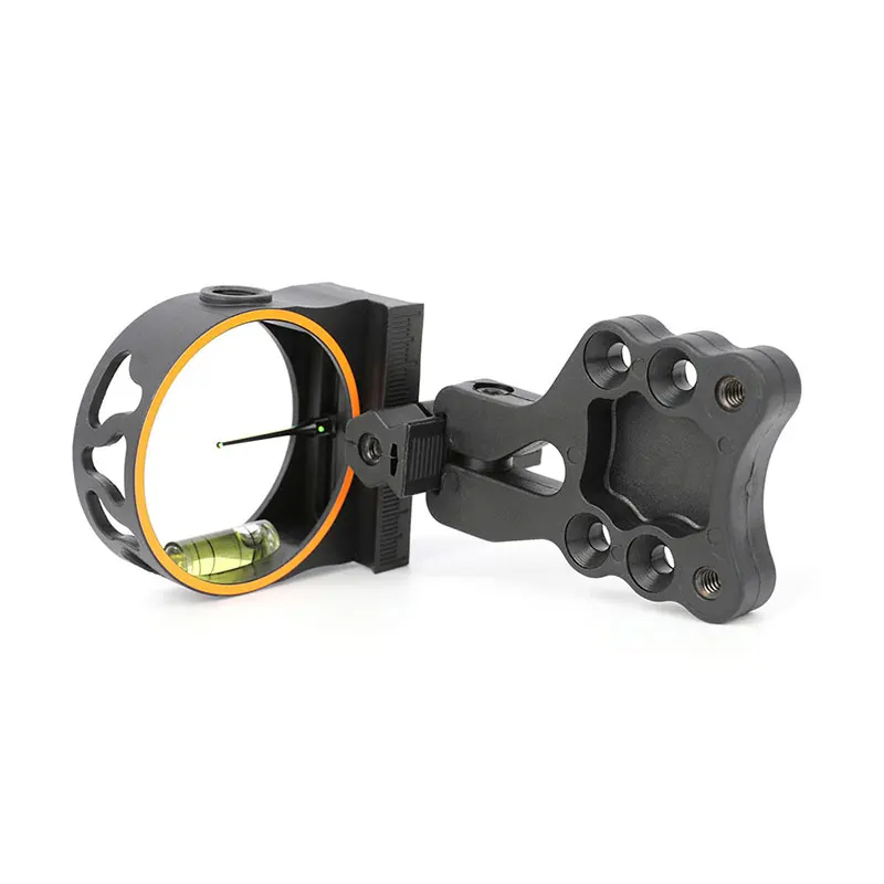 

Compound Bow Sight 1 Pin 0.019 Inch Optic Fiber 30% Glassfiber Reinforced Nylon for Archery Aiming Hunting Shooting Bow Parts