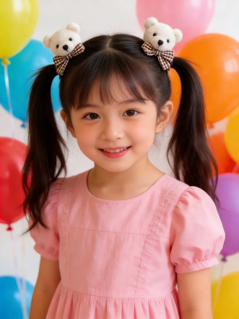 

2 шт. детские заколки для волос с мультяшными медведями и бантиками в клетку, заколки-невидимки для челки, боковые заколки для девочек, аксессуары для волос