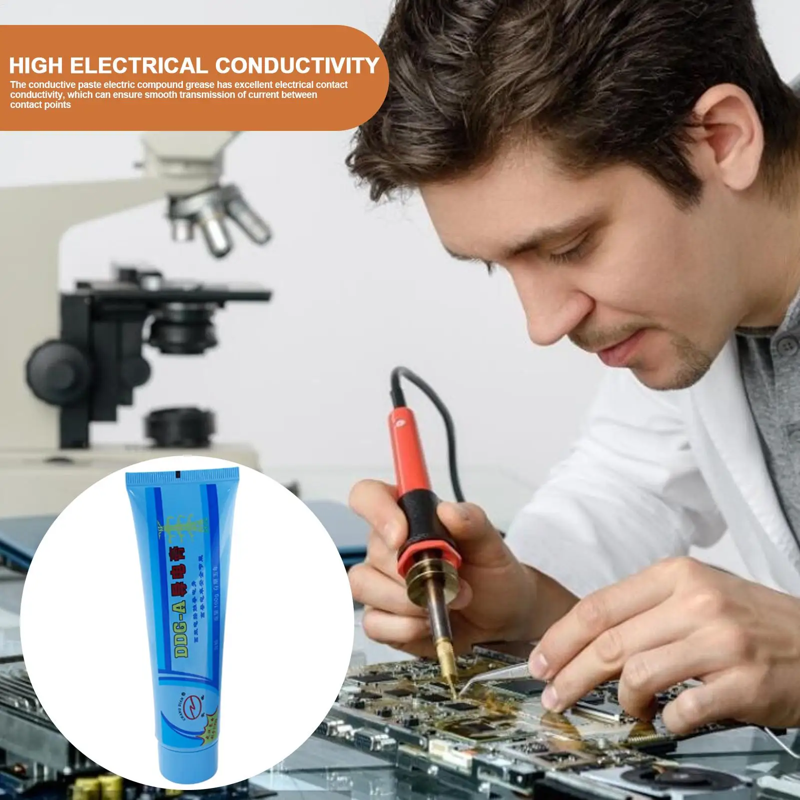 شحم كهربائي 100 جرام زيوت التشحيم الكهربائية للتطبيقات الكهربائية والسيارات