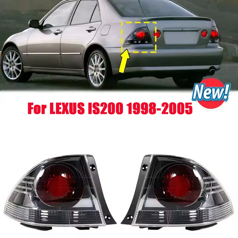 For LEXUS IS200 1998-2005 Car Rear Bumper Tail Light Turn Signal Lamp For TOYOTA ALTEZZA RS200 2001 Auto Taillight Withot Bulb