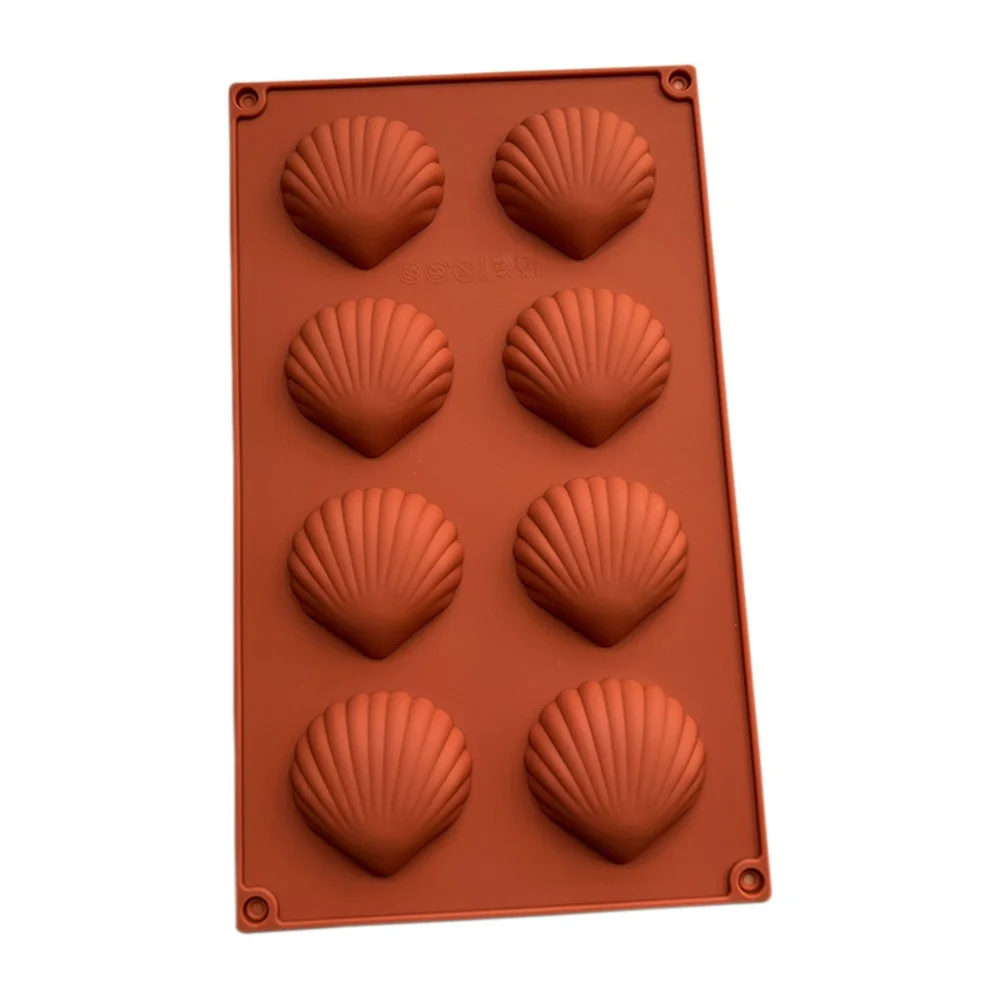 1/2/4PCS Silicone Madeleine Pans 4/8/9/15 Cavities Madeline Mold Nonstick Baking Pan For Make Cookies/Cake/Candy Kitchen Baking