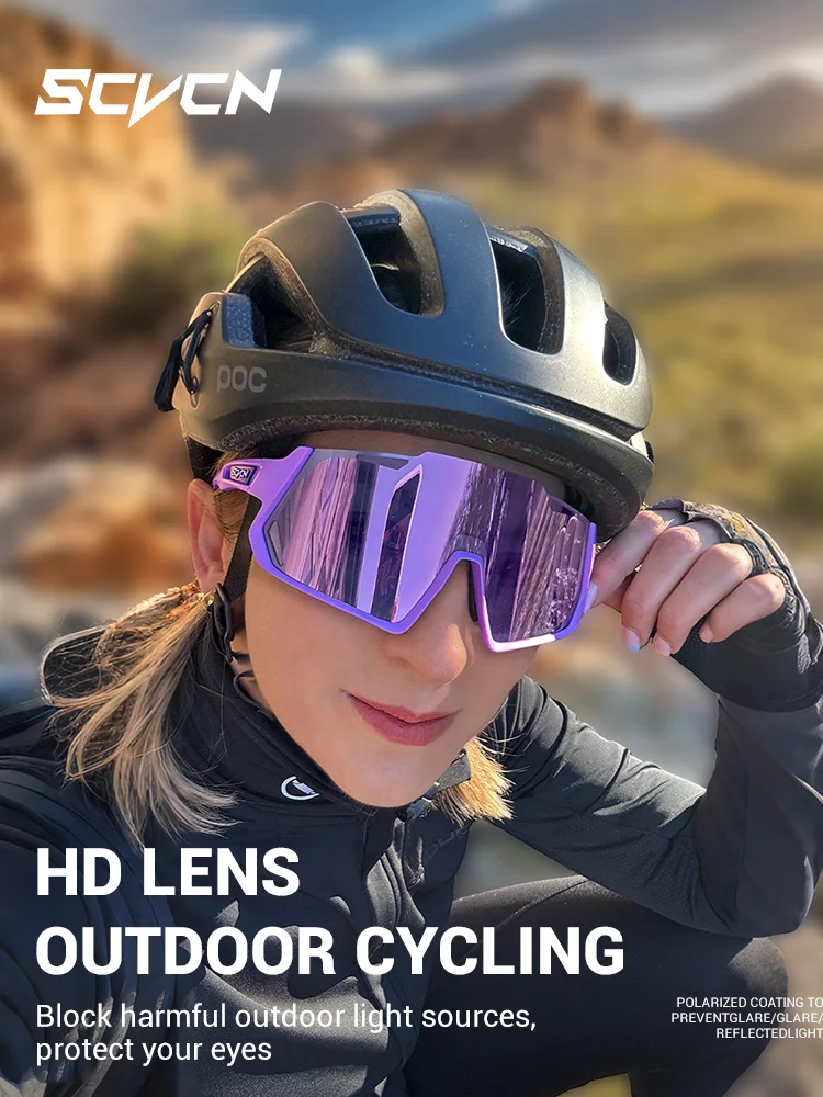 AliExpress UK SCVCN Sports Cycling Glasses Fishing Hiking Glasses Men Women Outdoor Riding Windproof Protection Glasses MTB UV400 Sunglasses