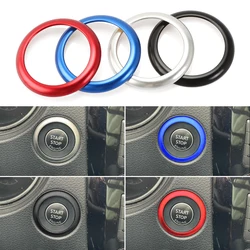 Car Engine Start Stop System Switch Button Ring Ignition For Infiniti QX50 QX60 Q50 Q60 QX80 Auto Decoration