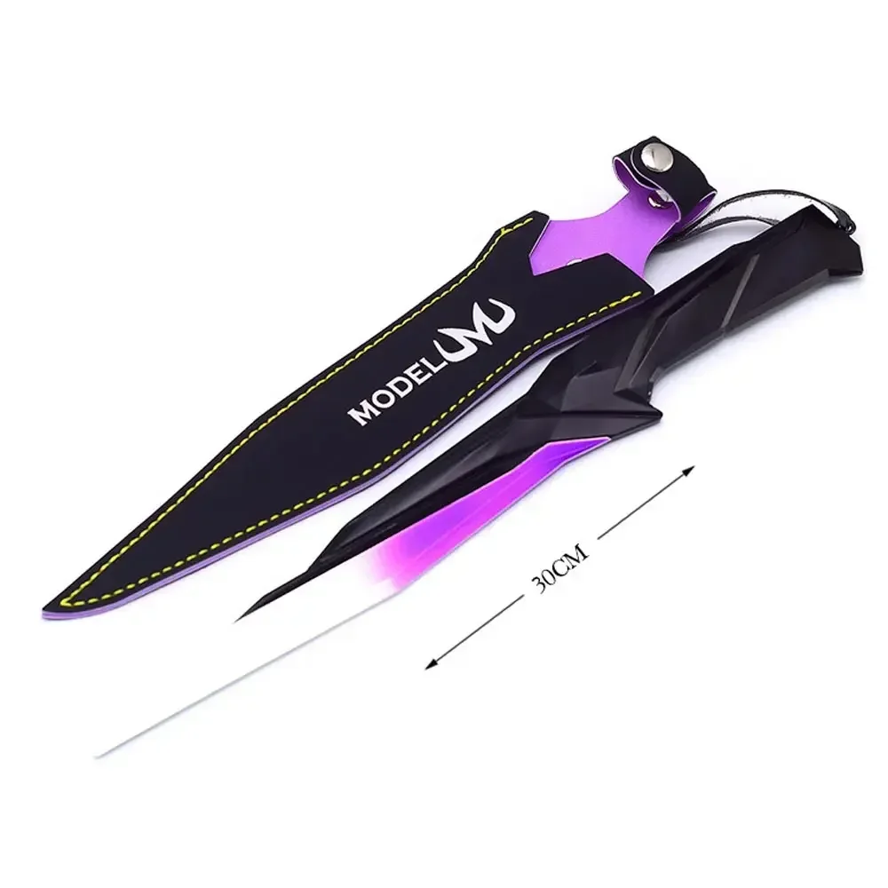 Model Singularity Knife Toy Sword Cosplay Metal Katana Blunt and Safe Gifts for Boys 2024 30cm Valorant Game Peripherals Weapon