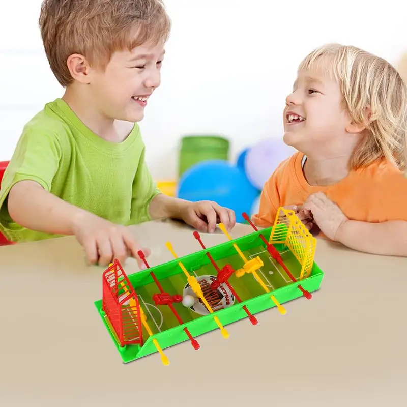 Table Football Game Hockey Table Game For Kids 8.11 Inches Fun Sport Toys Competition Educational Tiny Soccer Game For Kids Boys