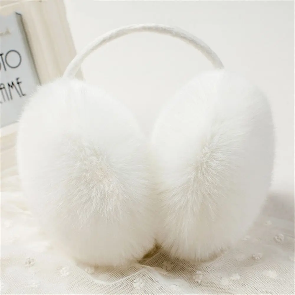 Soft Comfortable Warm Ear Warmer Autumn Winter Earmuffs Women Fluffy Cosy Ear-Muffs Fashion Solid Color Plush Earflaps