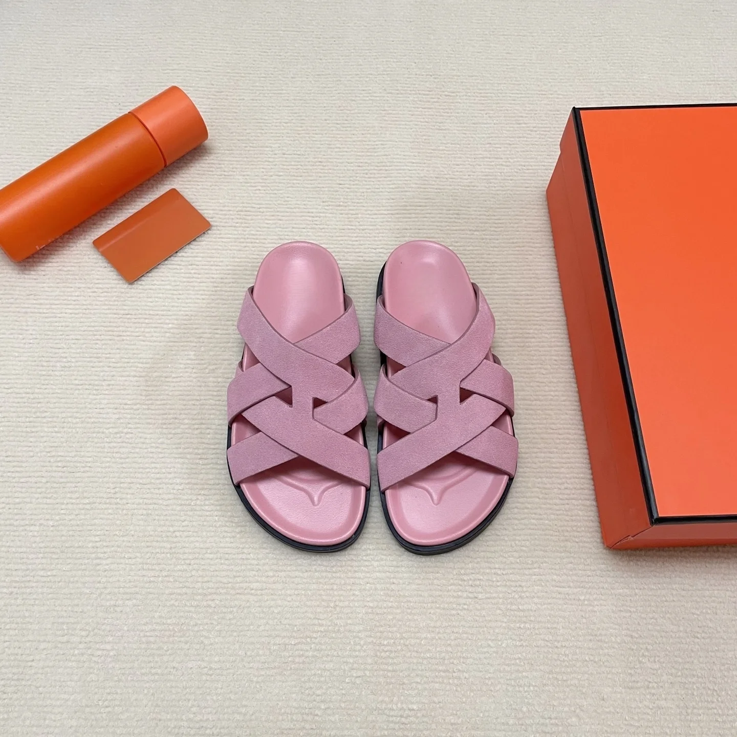 

Retro sandals, flip flops, new summer styles, cross-strap thick-soled shoes, couple beach shoes