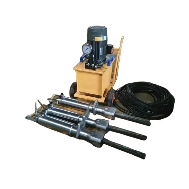 

Spldivision Fragmentation Rock Excavation Electric Hydraulic Open Mountain Rock Opening Machine
