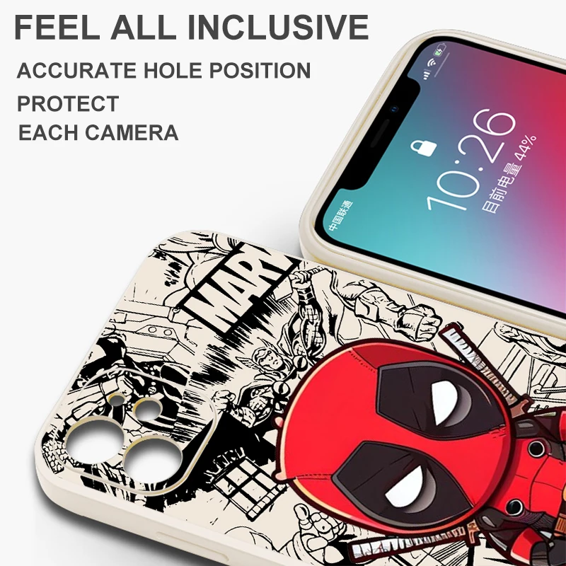 Deadpool Groot Marvel For Samsung Galaxy S24 S23 S22 S21 S20 Ultra S10 Plus S23 S21 S20 FE Phone Case Cases Shockproof