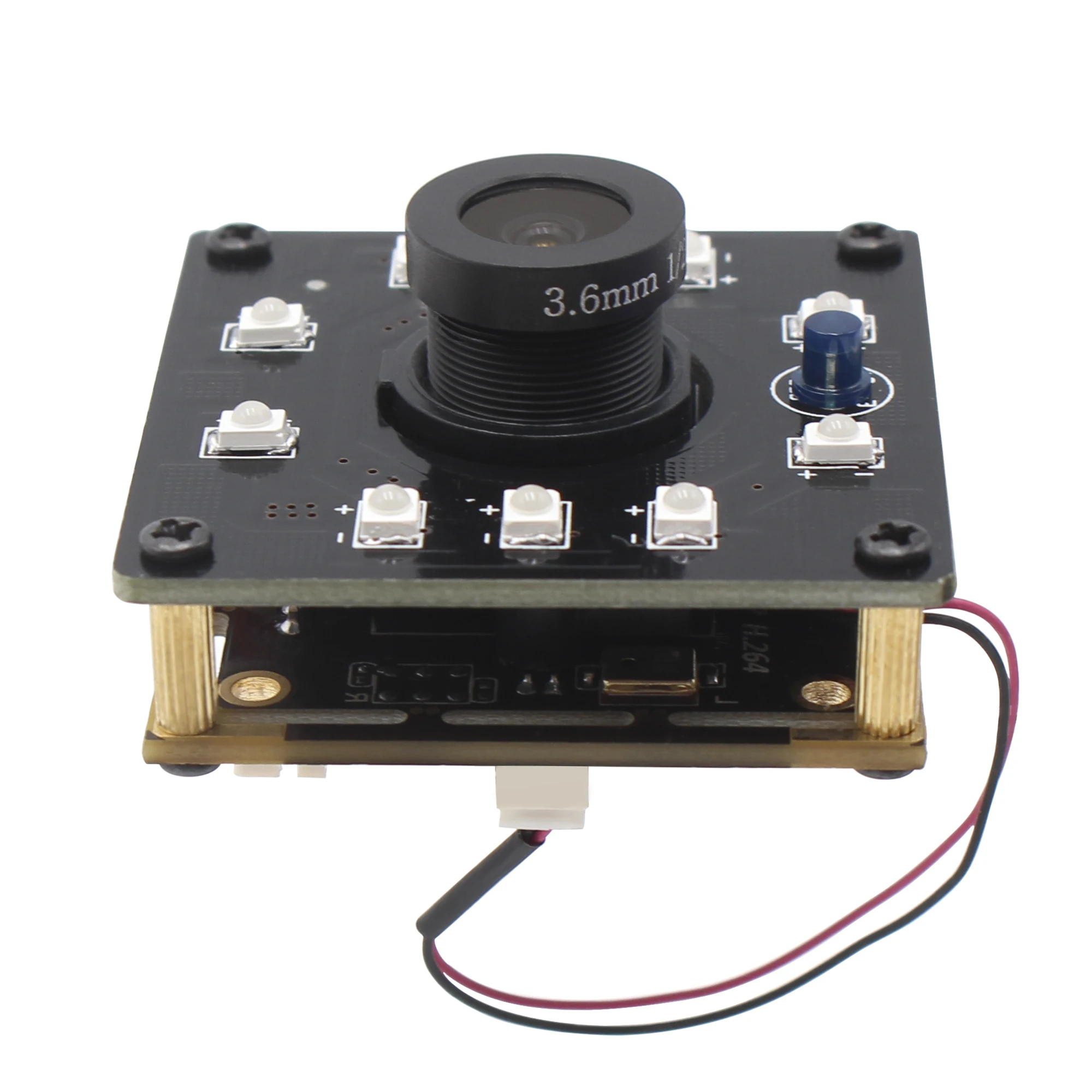 1080P Night Vision 850nm IR Bandpass Camera Module CMOS OV2710 High Speed 100fps with 850nm IR LEDs Mini Infrared IR USB Camera