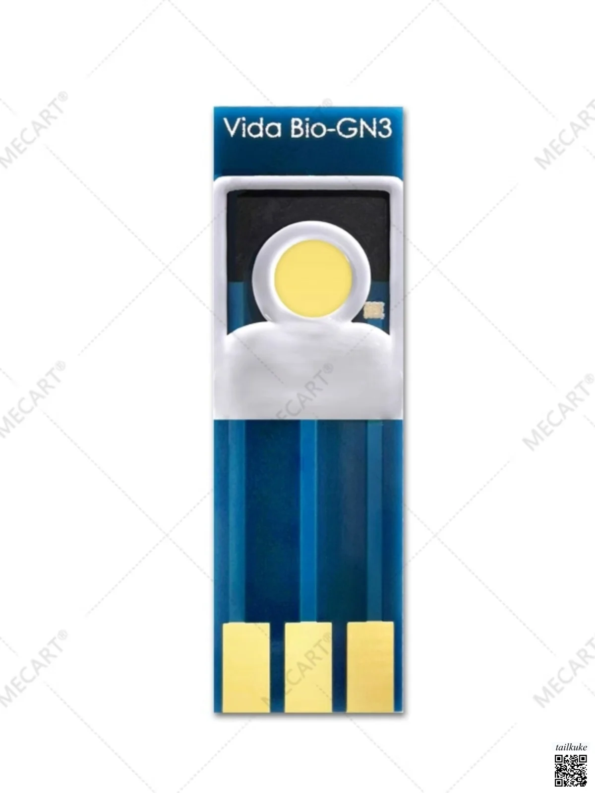 

FR4 Printed Standard Gold Disk Three-electrode Nanoscale Gold Particle Sensor